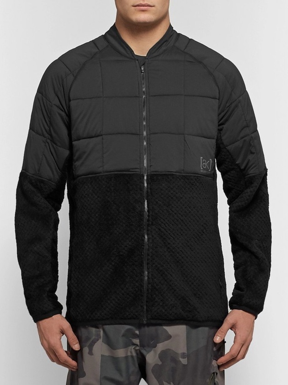 Burton [AK] Hybrid Insulator Polartec® Fleece and Ripstop Ski Jacket Black